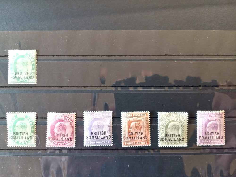 1903 KEV British Somaliland Stamp Issues