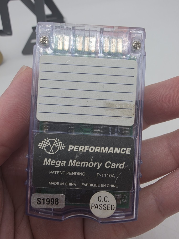 Performance Mega Memory Card P-1110AE for Playstation 1 PS1 Console Mint Tested
