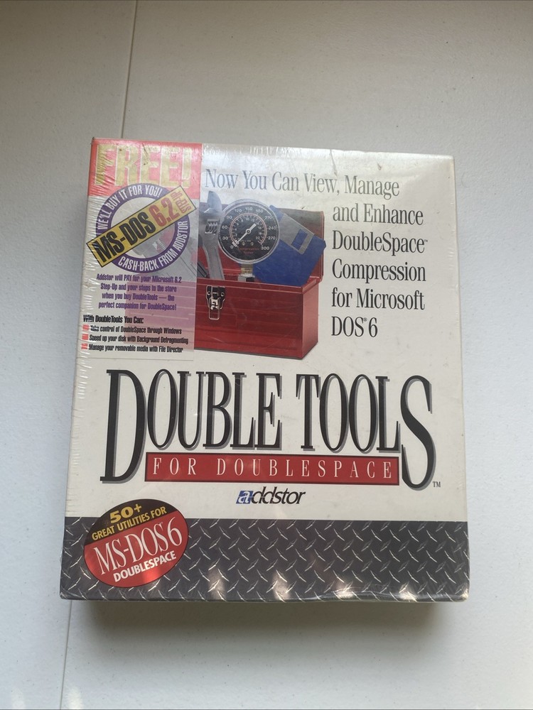 Central Point Double Tools Compression Software for MS-DOS 6 Floppy 3.5"