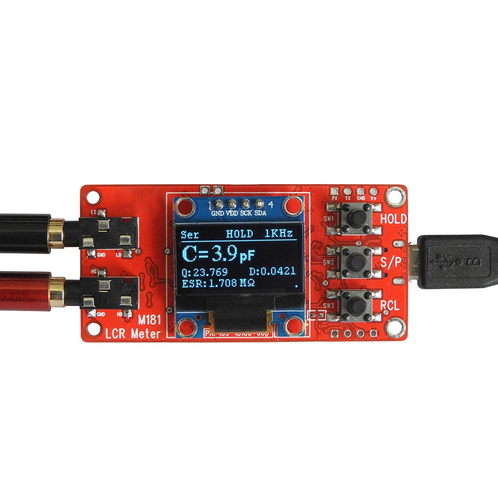 M181 LCR Bridge Tester Module Kit DIY Inductance Capacitance Meter Component Kit