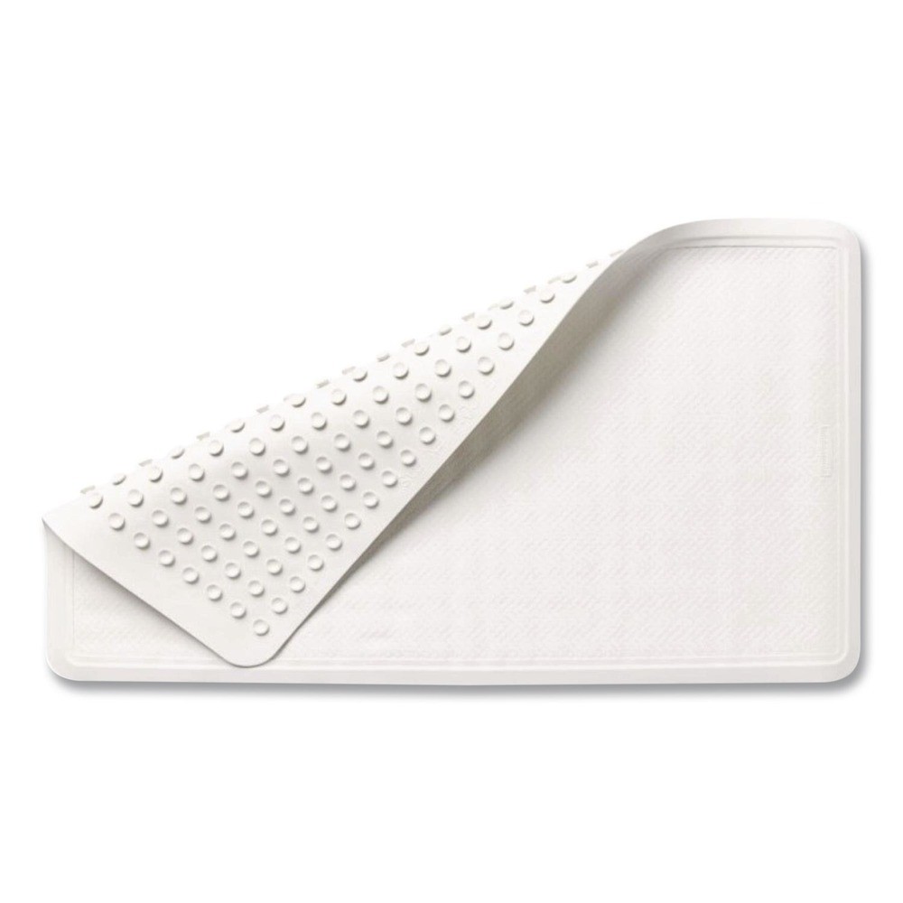 Rubbermaid Commercial 1982726 Safti Grip Latex-Free Vinyl Bath Mat - White New