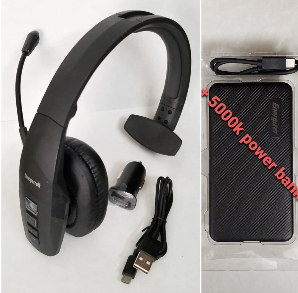 Blueparrot B450-XT Bluetooth Headset for Trucker Blue Parrot