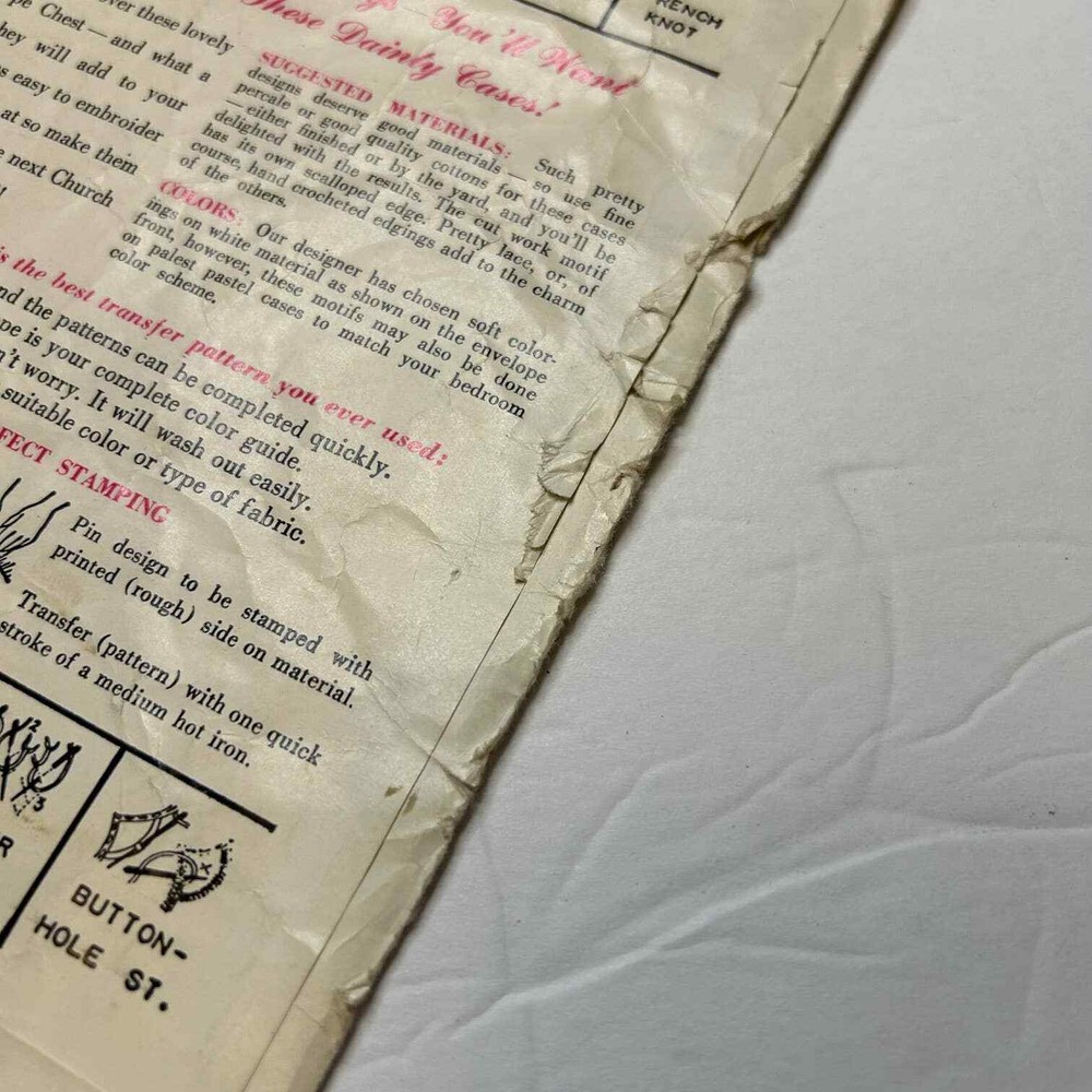 Vintage Vogart Transfer Patterns #159, #292, #202