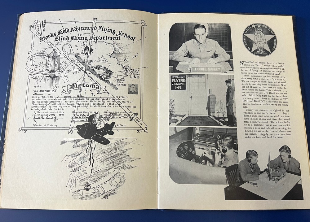 BROOKS ARMY AIR FIELD CLASS BOOK 44-C