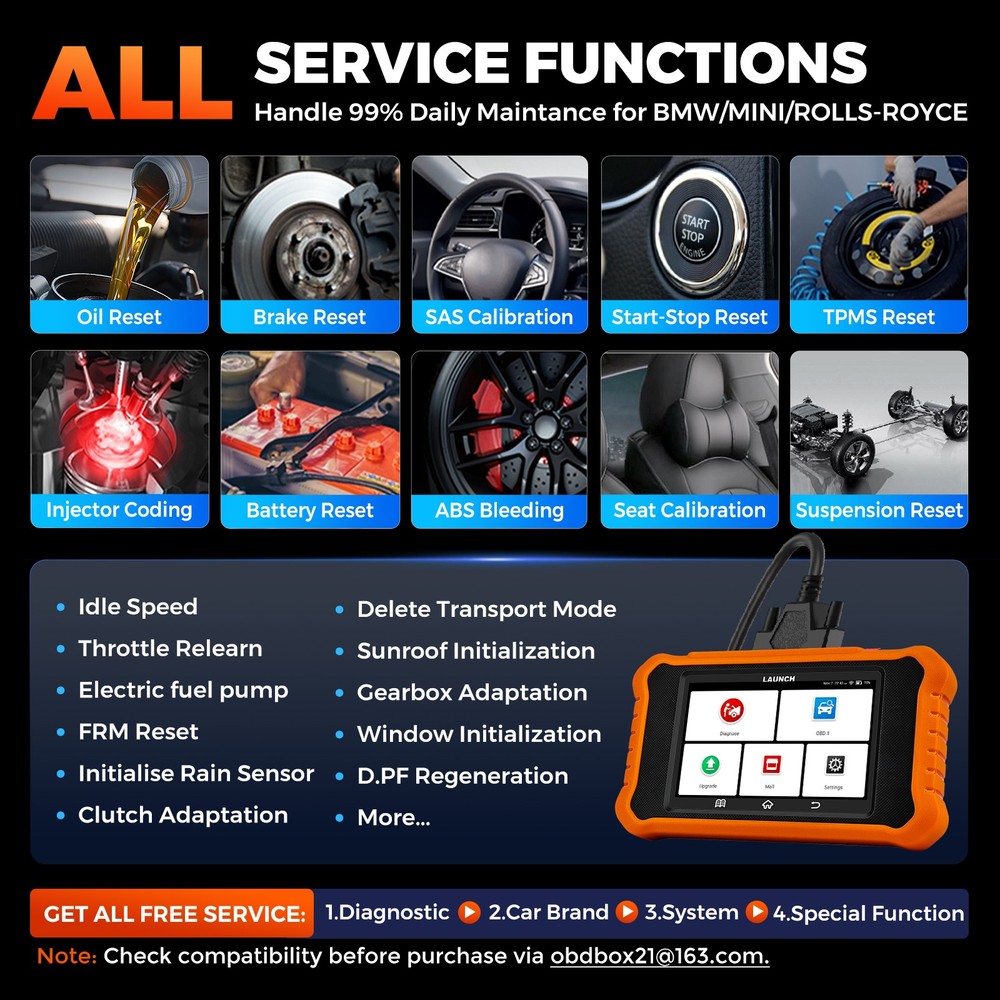 2026 LAUNCH X431 Elite 2.0 For BMW Car OBD2 Diganostic Scanner Code Reader Tool