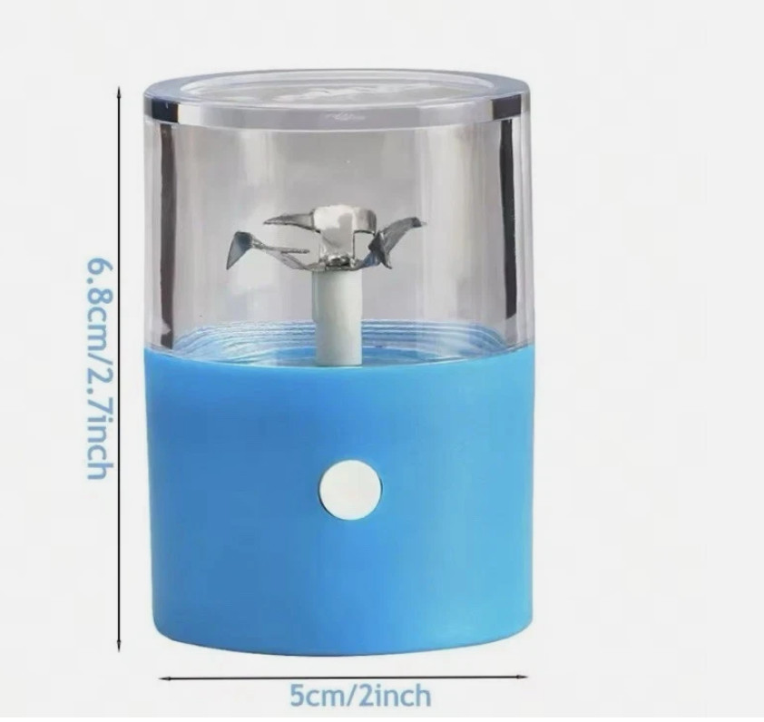 Cookies Electric Grinder Portable USB Rechargeable Mini Auto Herb Crusher Black*