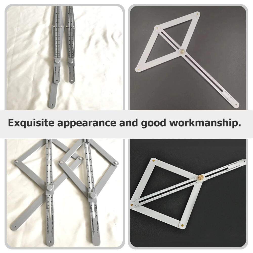 Multifunctional Protractor Woodworking Measuring Ruler Angle Tool