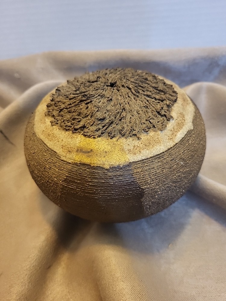 Vintage Signed POTTERY Incense Burner