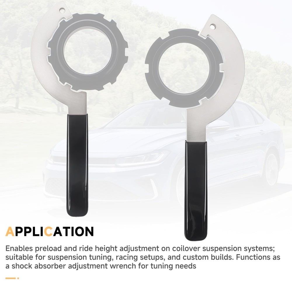 T114W Spanner Wrench Set Compatible with QA1 CoilOver Shock Absorber Adjusta