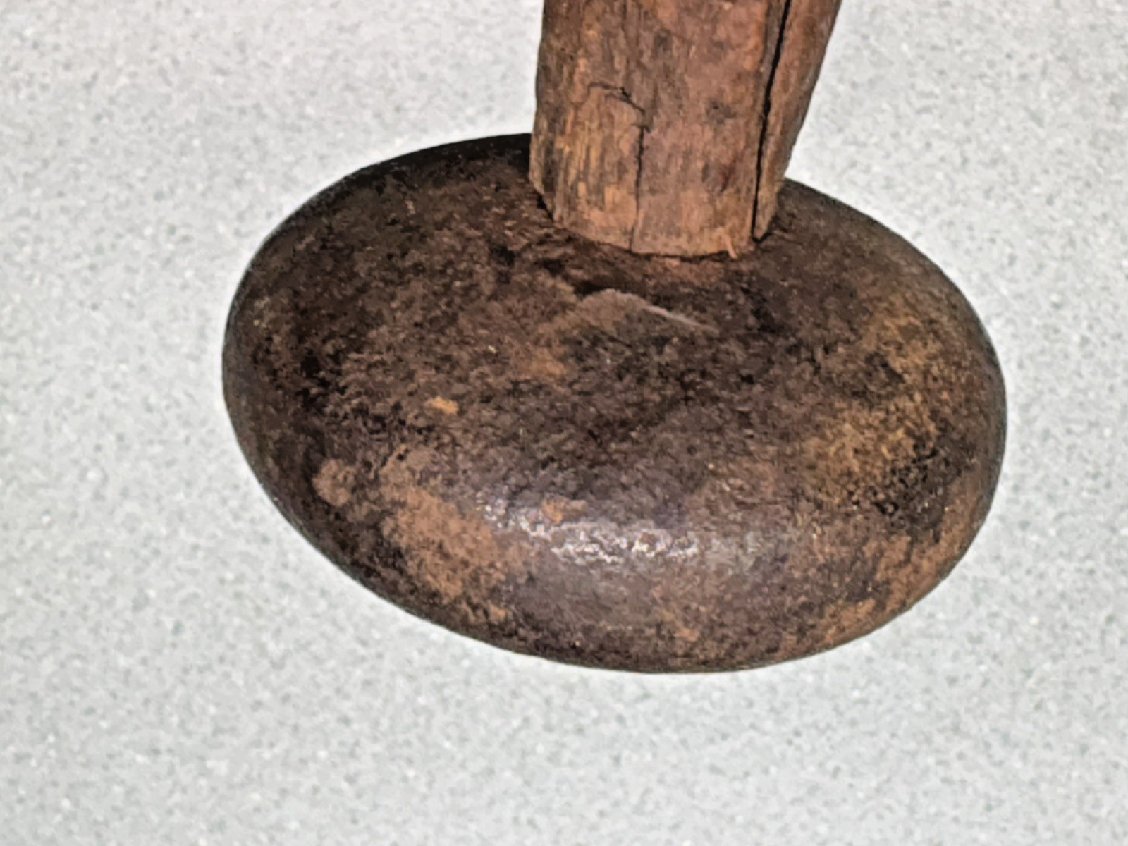 Antique Macadamizing Knapping Napping Hammer Rock Stone Dressing Unmarked NICE