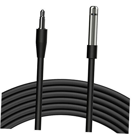 Controller Sensor Probe, Stainless Steel 20’ Waterproof Temperature 20 feet