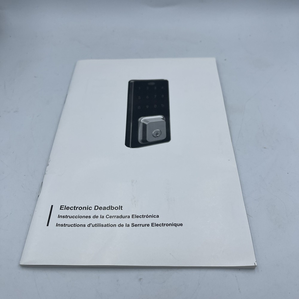 Smart Electronics Door Lock. User Code Touch Screen Keypad Deadbolt Entrance