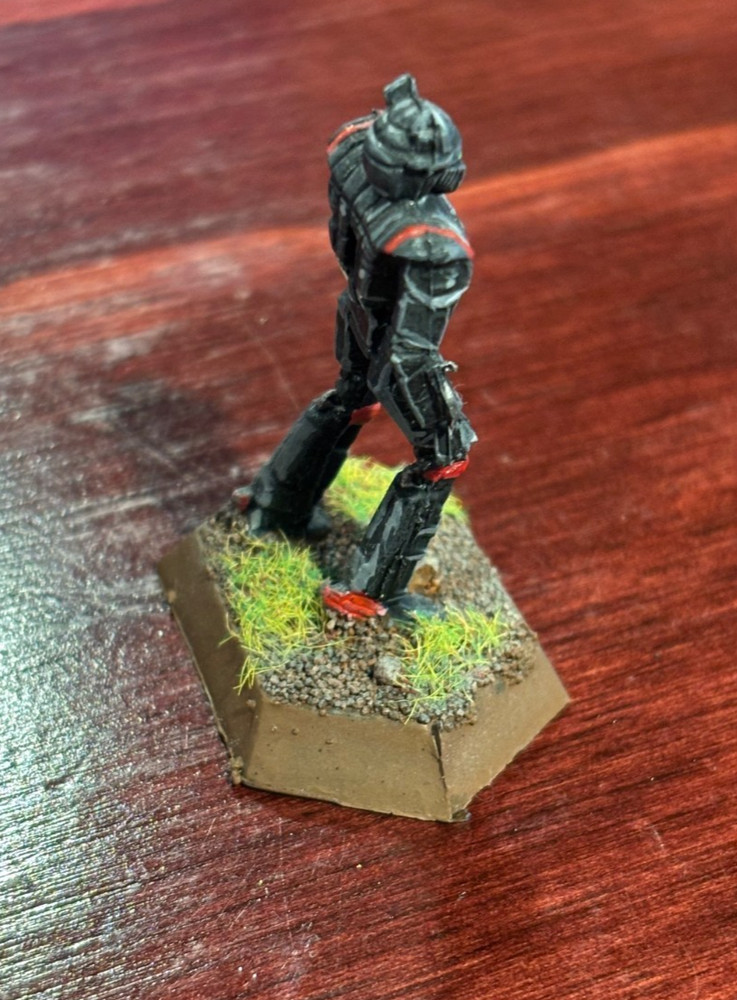 Battletech Painted Plastic Miniature "Hermes II" Wolf's Dragoons Based