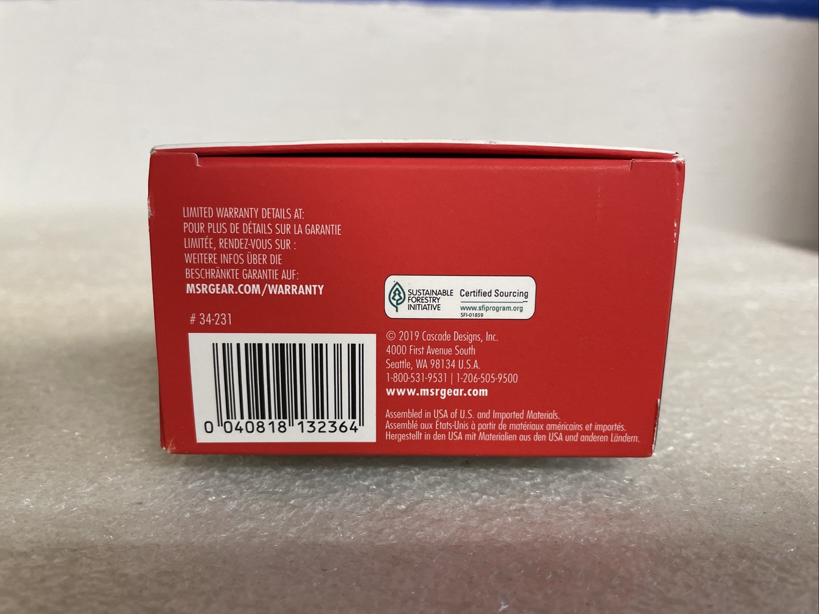 MSR Thru-Link High Flow Inline Water Filter 34-231 New