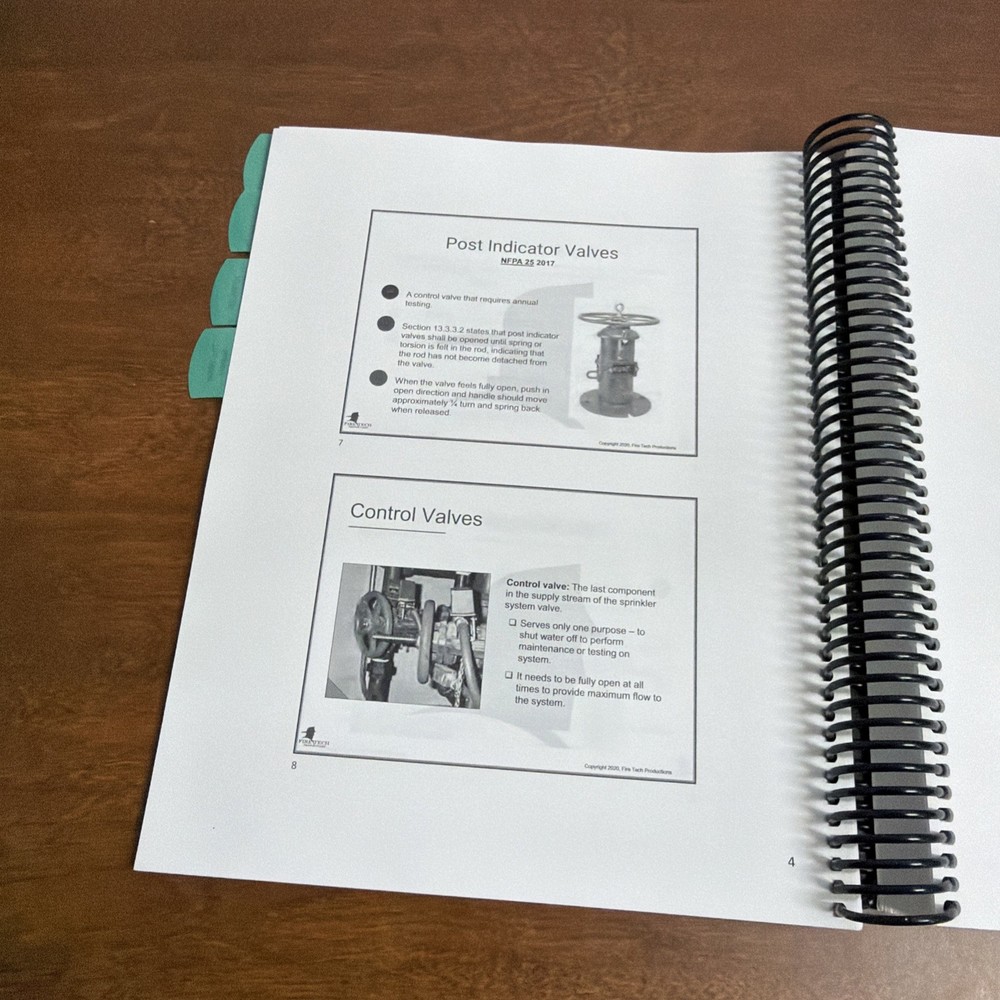 Fire Tech - Inspection & Testing Of Fire Sprinkler Systems Firefighter Manual