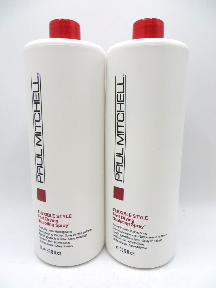 PAUL MITCHELL FAST DRYING SCULPTING SPRAY 33.8 OZ 2 PACK