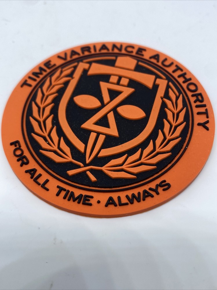 Time Variance Authority TVA Loki Rubber Patch Marvel Disney Prop Replica
