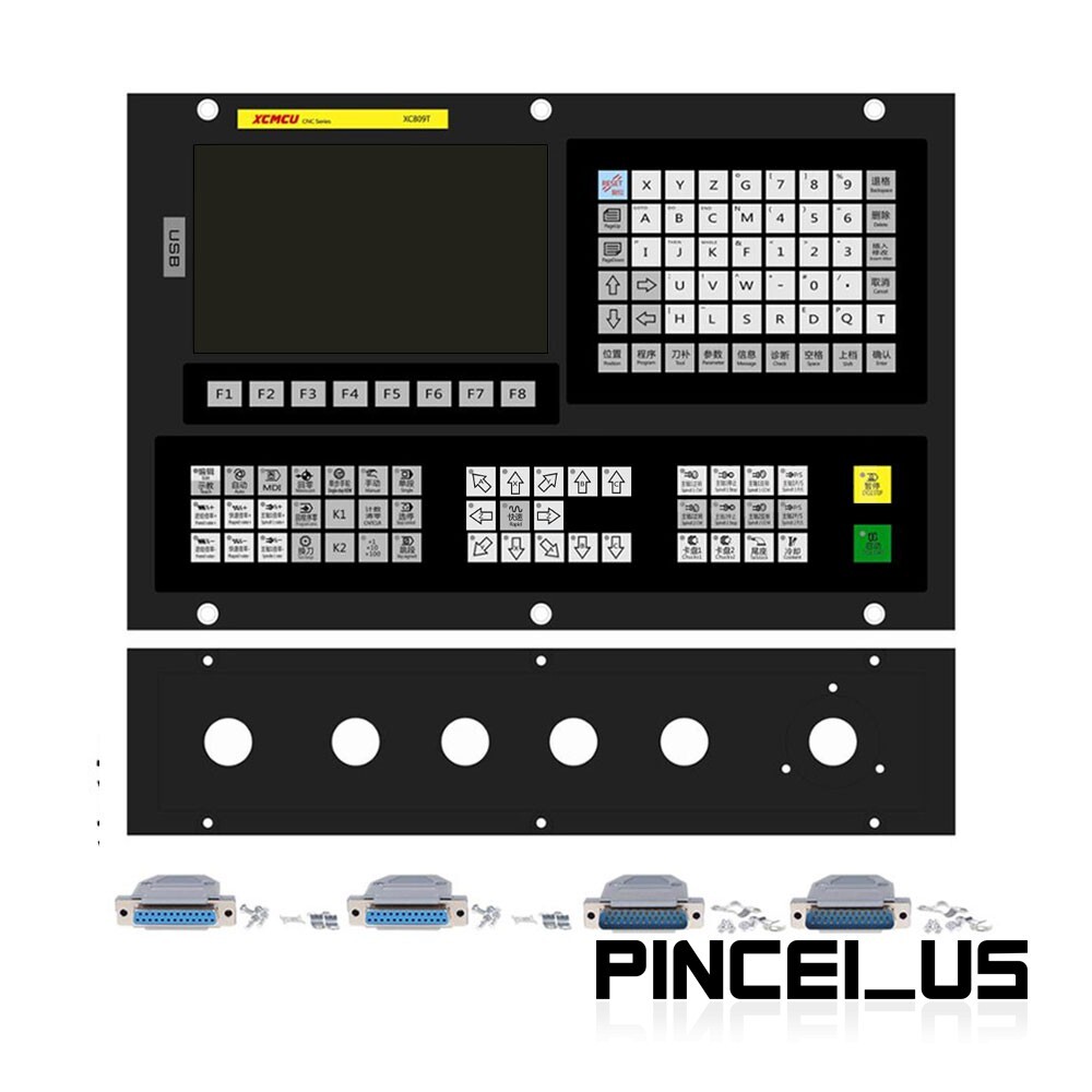 XCMCU XC809TE 5 Axis CNC Controller Multi-Function System with 7" Color LCD