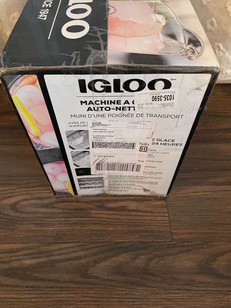 Igloo Automatic Self-Cleaning Electric Countertop Ice Maker