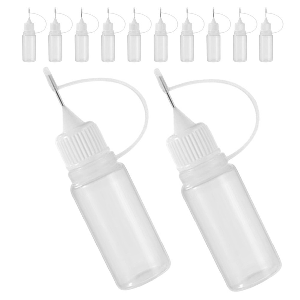 20Pcs Needle Tip Squeeze Bottles for Glue and Paint Dispensing