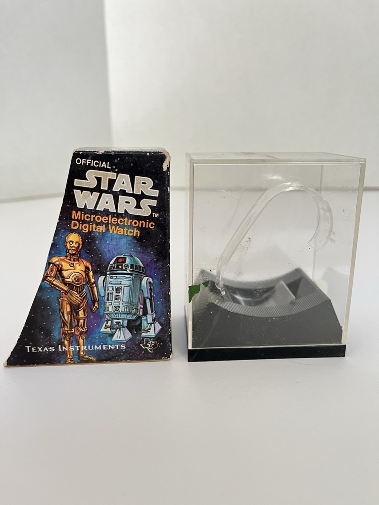 1977 Star Wars Texas Instruments Microelectronic Digital Damaged Watch & Case