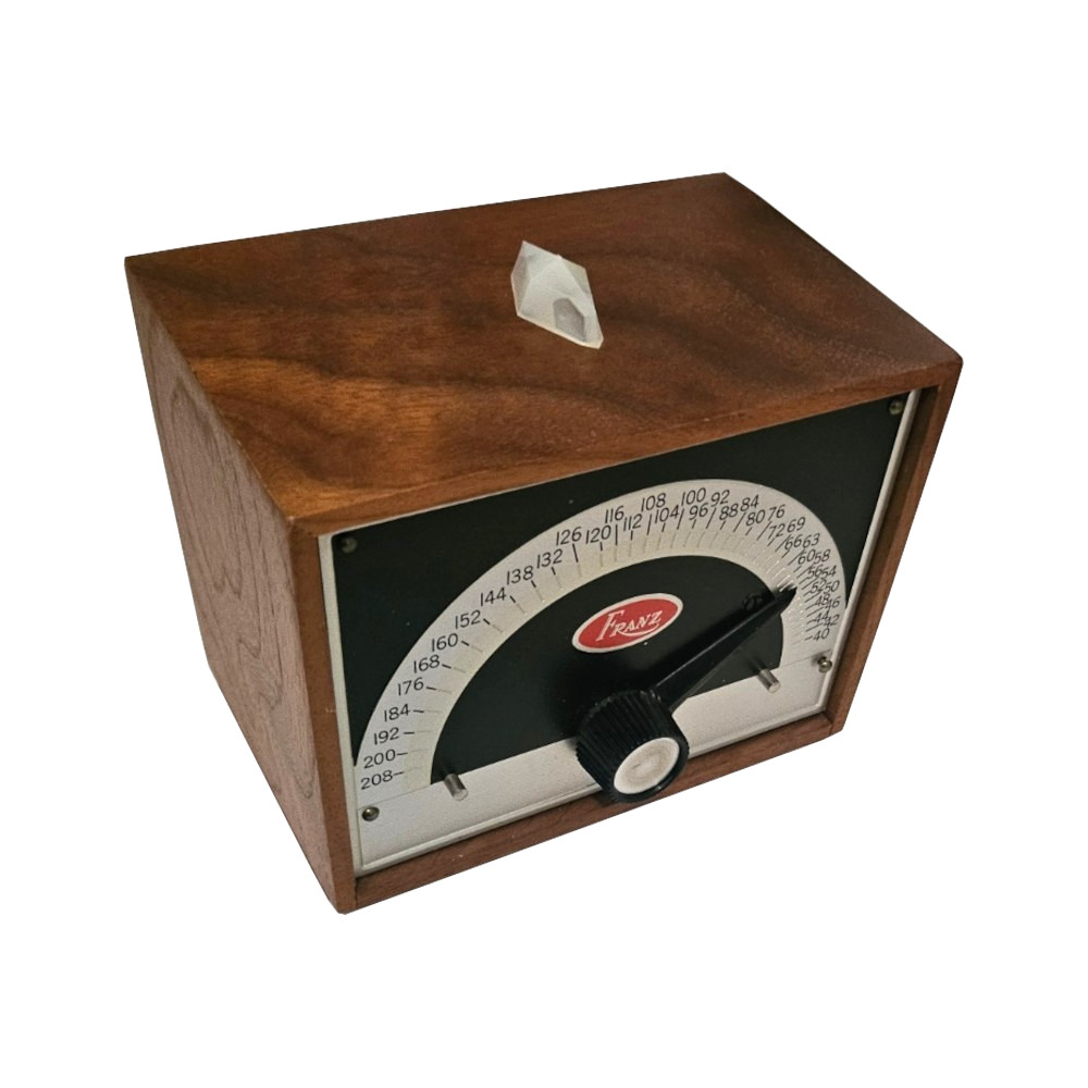 Franz Electric Metronome Model LM-FB-5 Solid Walnut Case