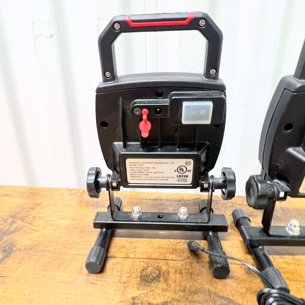 Hyper Tough 1000-Lumen Battery Powered Rechargeable LED Portable Work Light