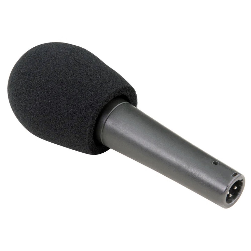 Pig Hog Foam Microphone Windscreen Ball - 5 Pack, Black