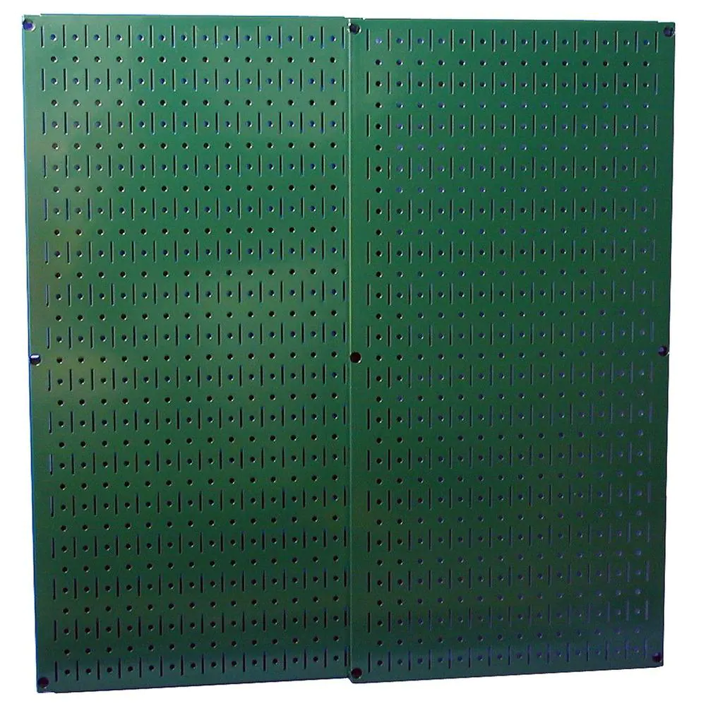 2 Pack Metal Wall Pegboard Peg Board Panel Organizer Shelf Display Tools Garage