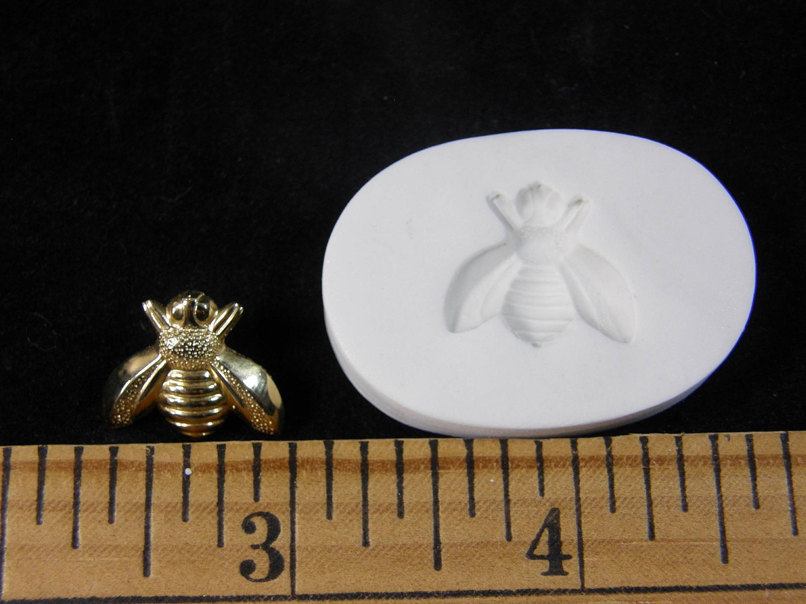 Honey Bee Polymer Clay Mold (#MD1333)