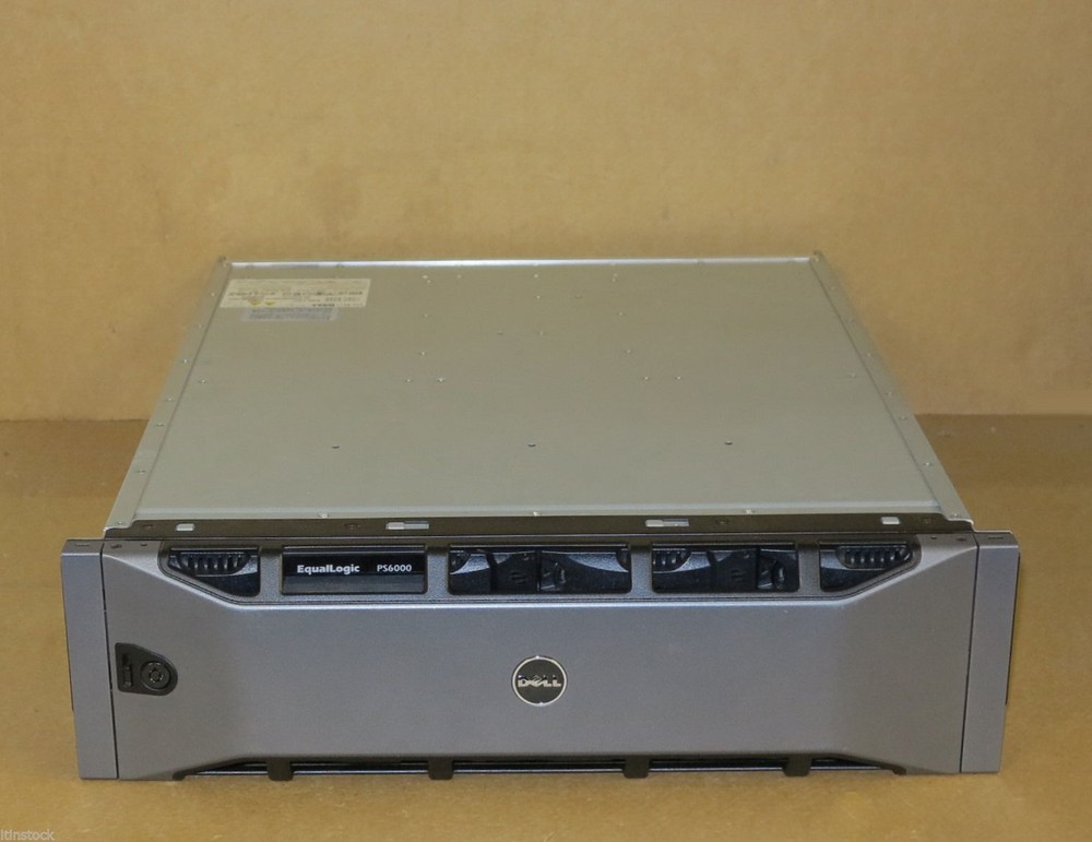 Dell EqualLogic PS6000XV Virtualized iSCSI SAN Storage Array 7.2TB 15k PS6000