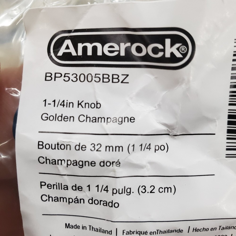 10 Amerock 1 1/4" Drawer Pulls / Knobs Golden Champagne BP53005BBZ