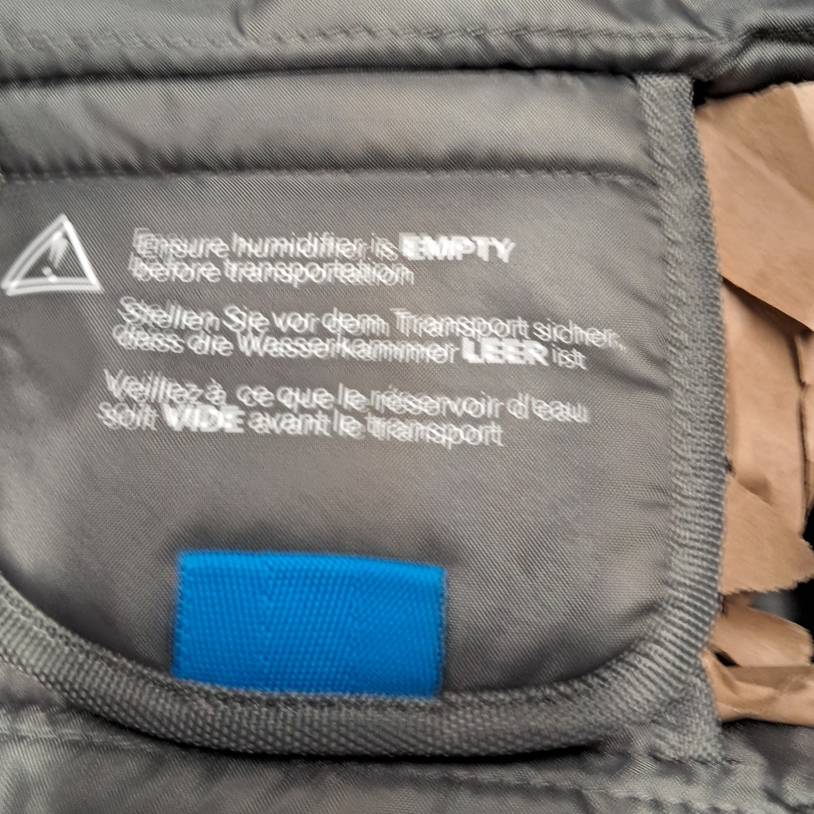 ResMed AirSense 10 CPAP Gray Travel Bag Shoulder Tote Carry Case Only