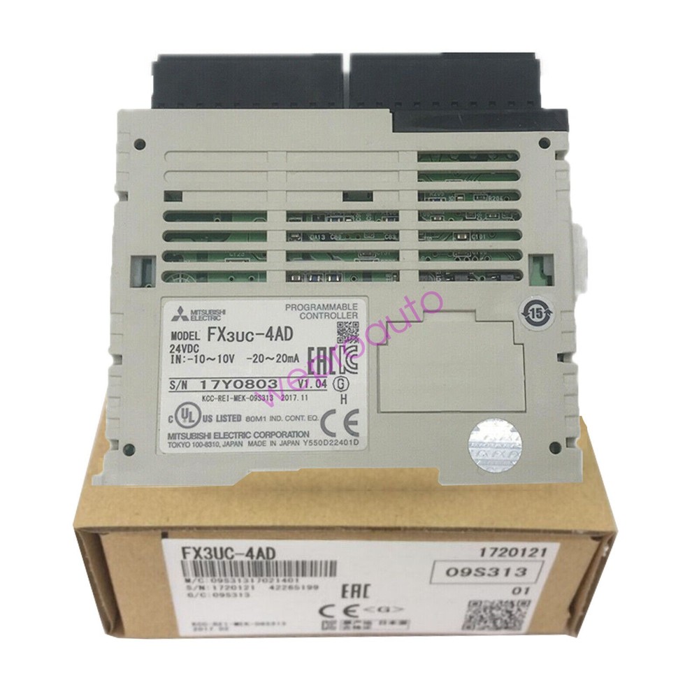Mitsubishi FX3UC-4AD Melsec FX3UC Analog Input Blocks Module Unit NiB - US Stock