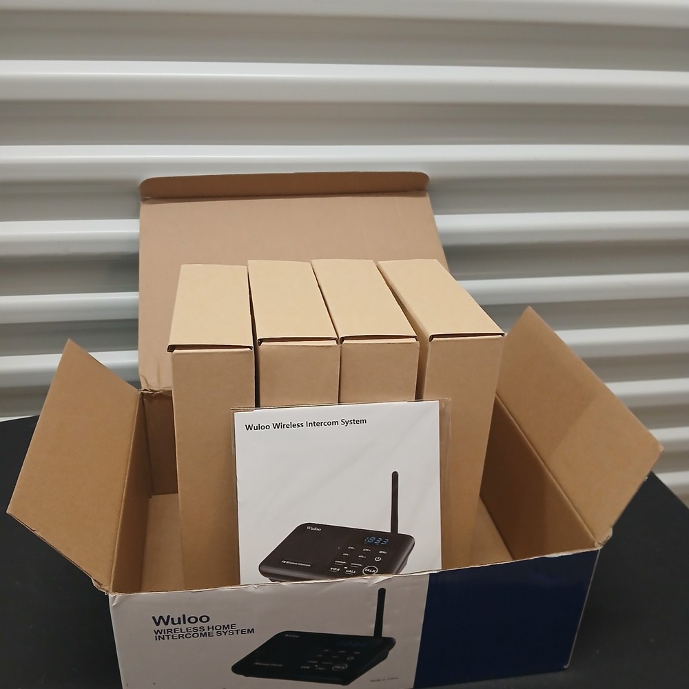 4 Pack Wuloo Wireless Home Intercom System