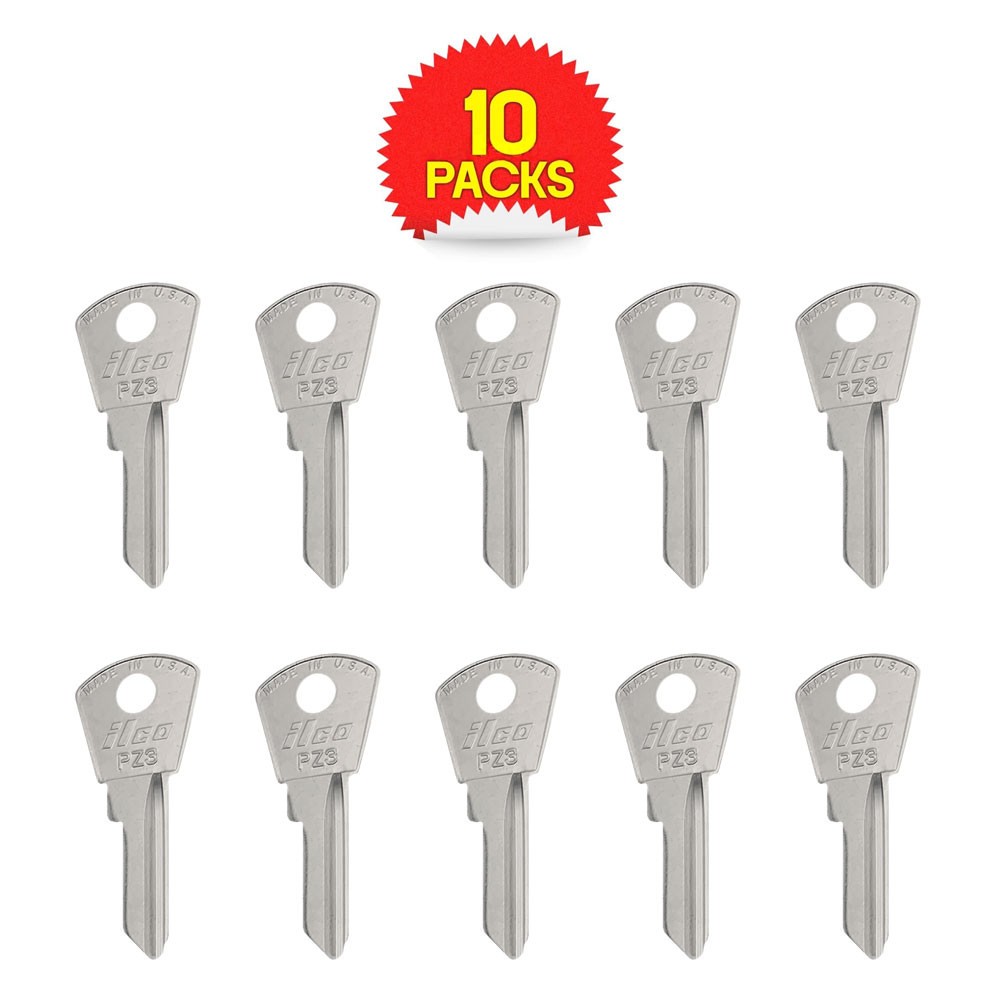 PZ3 Key Blank 4-PIN Nickel