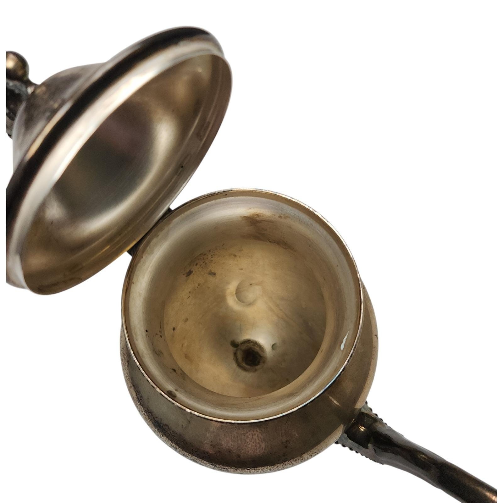 Birmingham Silver Company BSC Vintage Teapot Coffee Pot Silver on Copper