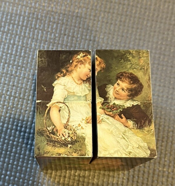 Magic Art Cube Victorian Vintage Puzzle Cube