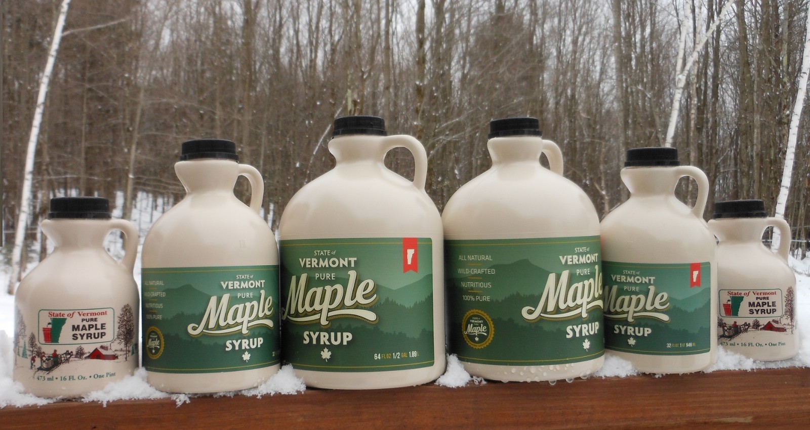 Pure Vermont Maple Syrup-Grade A Dark Amber -