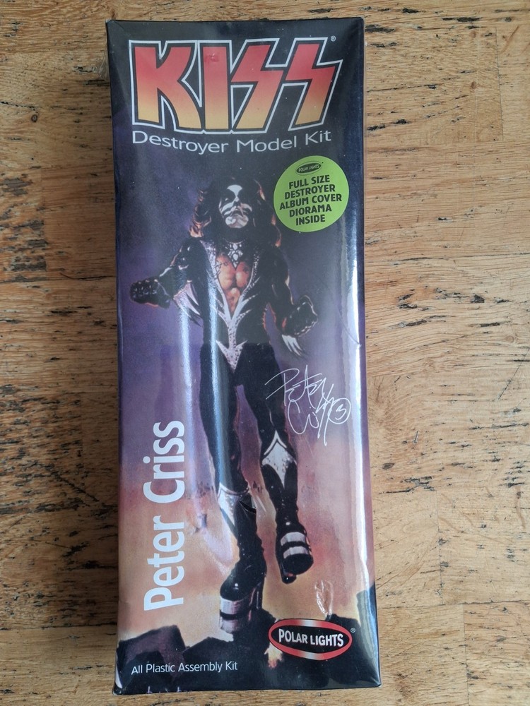 1998 POLAR LIGHTS - KISS DESTROYER MODEL KIT - PETER CRISS - NEW STILL SEALED