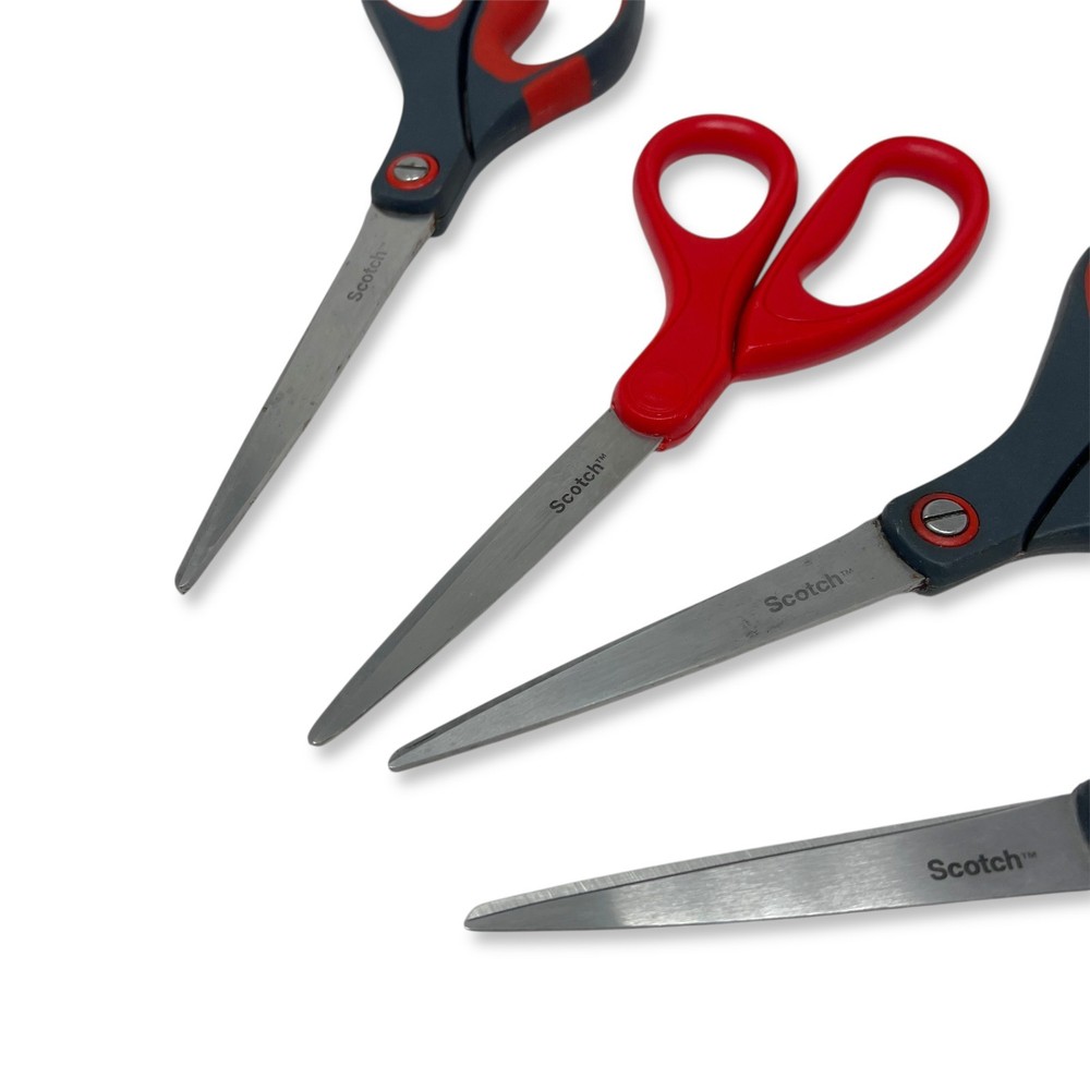 Scotch Multi-Purpose Scissors Set 8 Inch and Precision 4-Piece Mixed