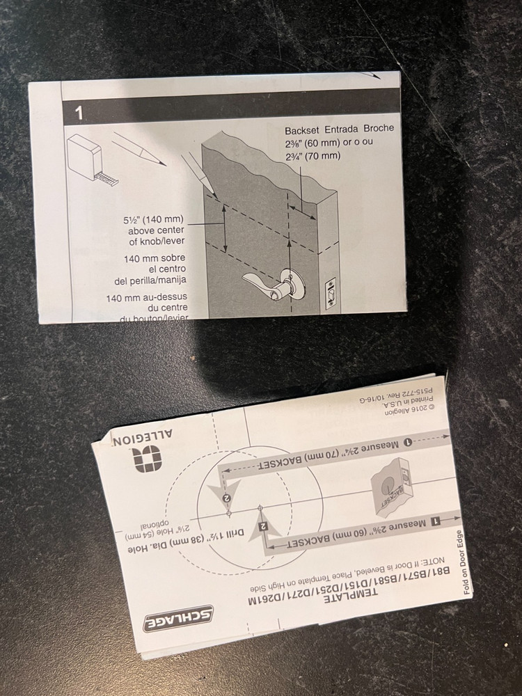 Falcon D271 626 Deadbolt Turn Inside x Occupancy Indicator – Open Box