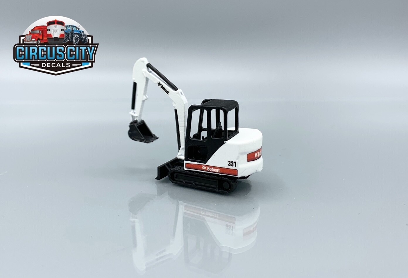 Mini Excavator Bobcat 331 HO Scale Model Kit (QTY 2)