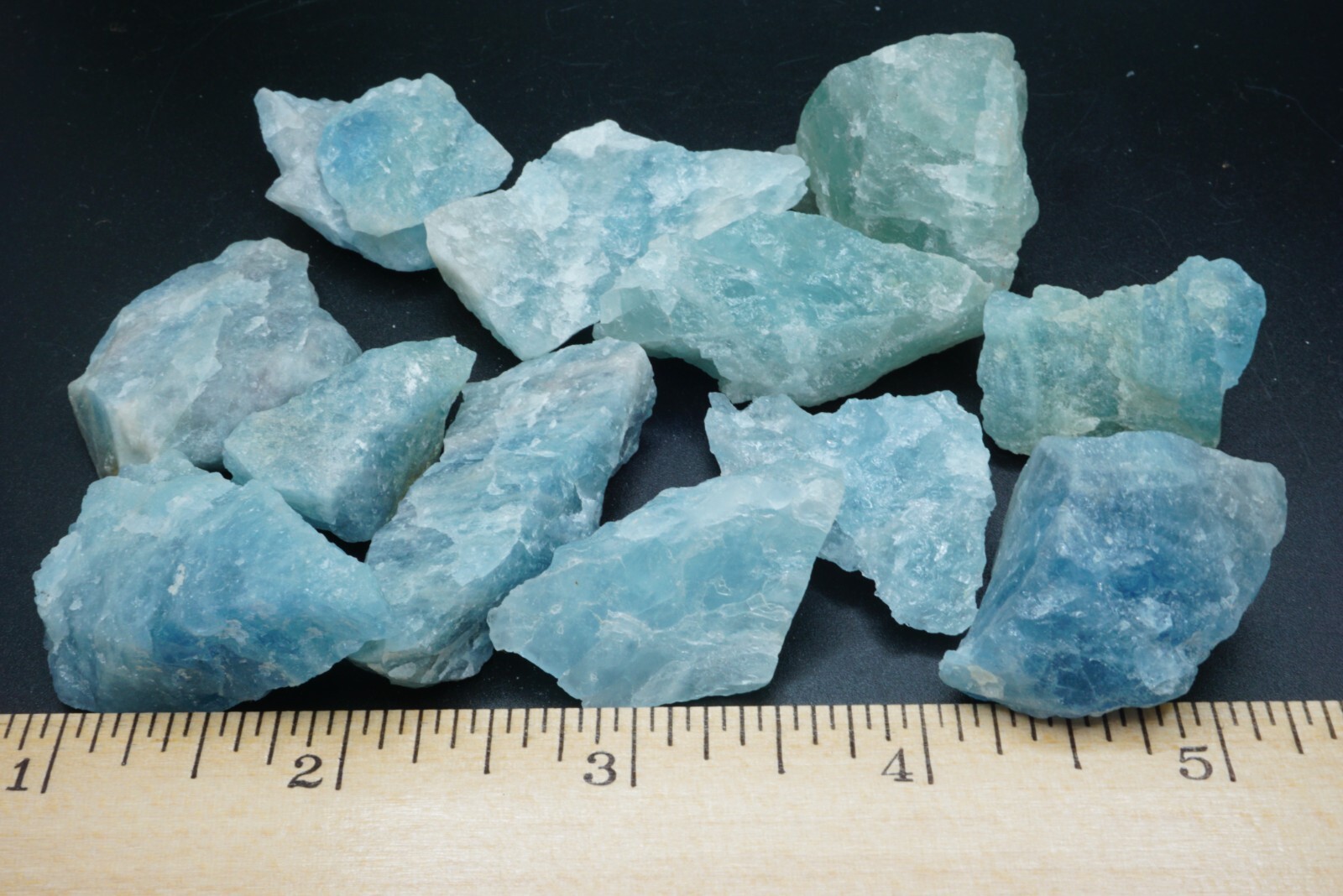 Aquamarine Collection 1/4 Lb Natural Blue Crystal 1st Quality Specimen Gemstones