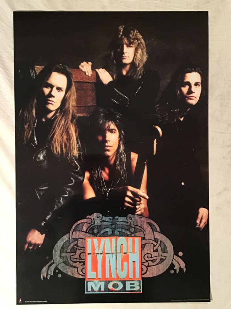 George Lynch Mob 1992 Promo Poster New Condition