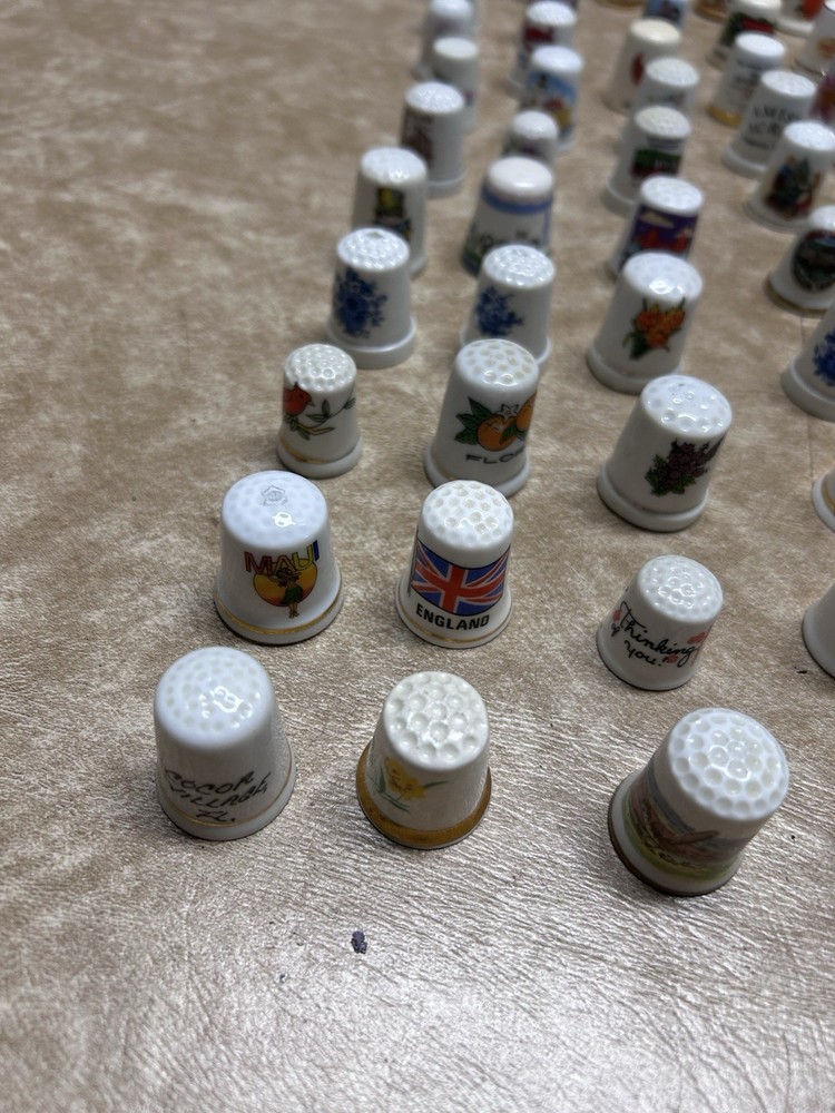 180 Vintage Thimbles Lot