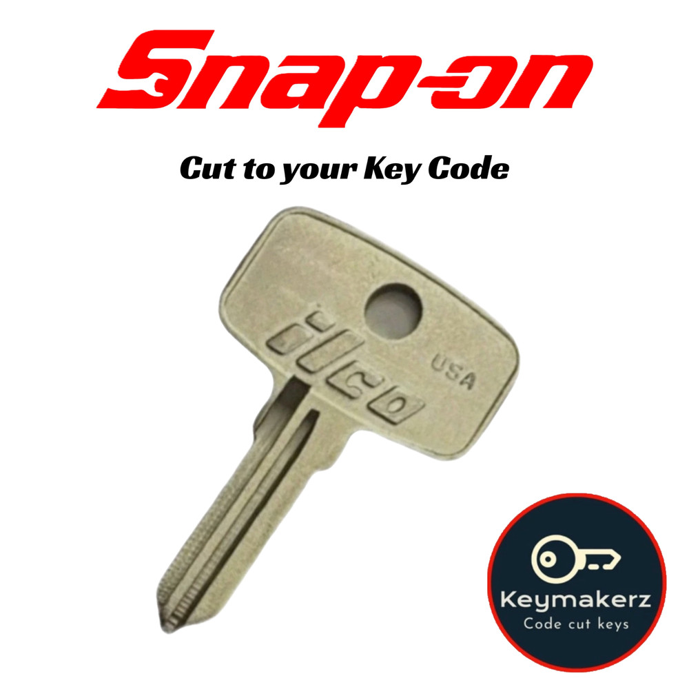 Snap-On Toolbox Keys Replacement Spare key Cut to Your Key Code Y1-Y250