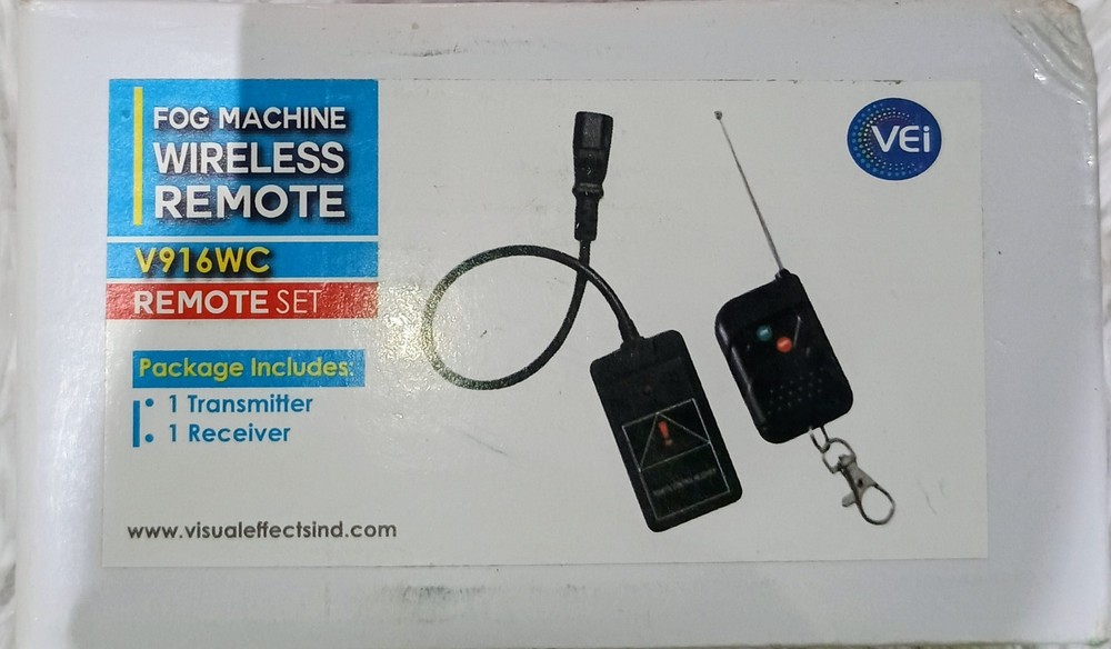 VEI Wireless Fog Machine Remote Set V916WC