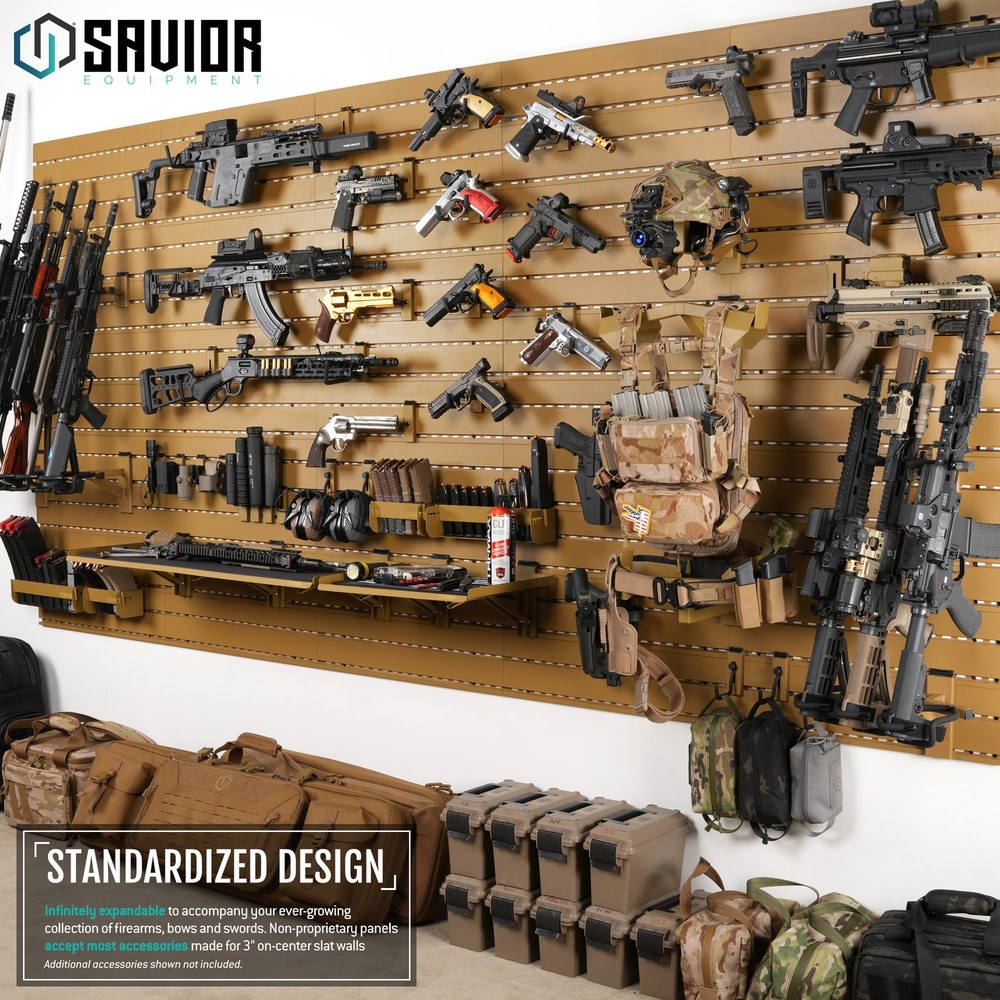 [SAVIOR] Wall Rack System Picatinny Rail Accessories Scope Mount Rack Organizer