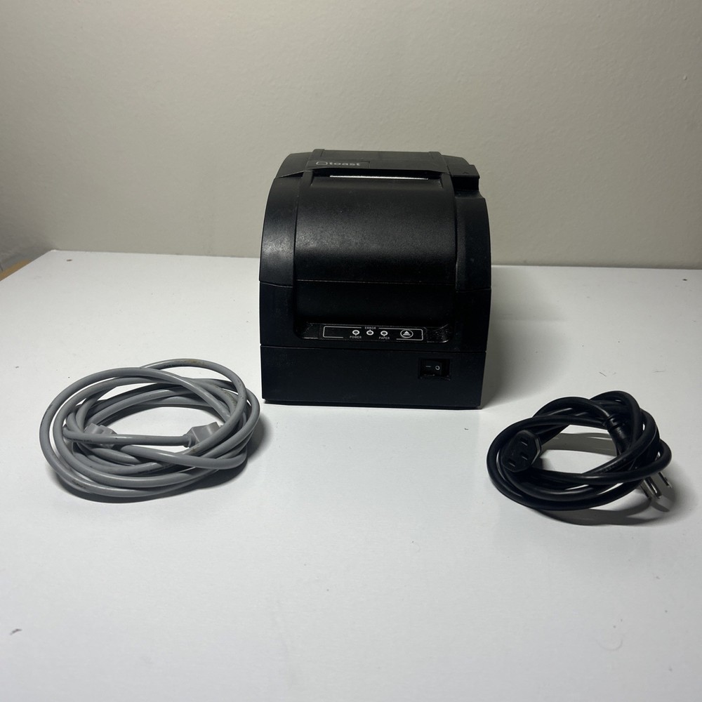 TOAST  TKP300 POS Kitchen Receipt Printer with Power Cable + Internet Cable